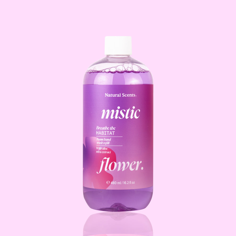 Refill para jabón en espuma Mistic Flower Hábitat 480 ml