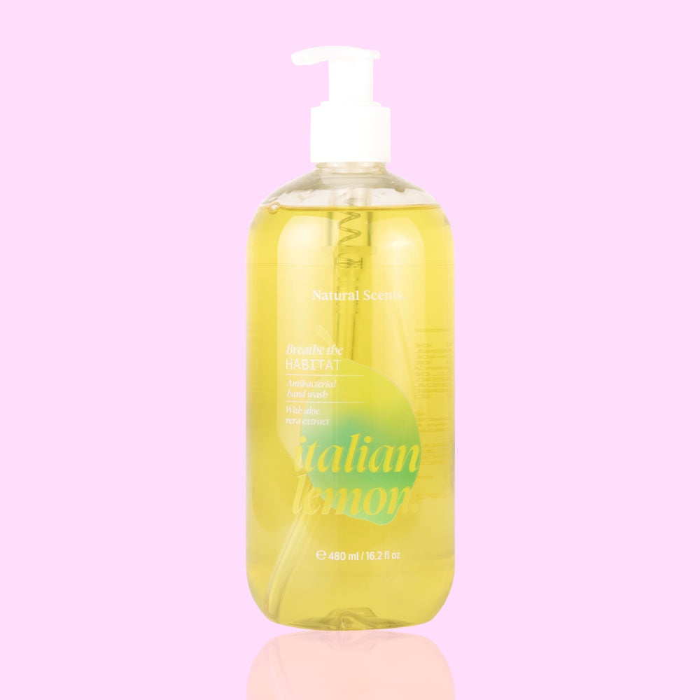 Jabón para manos antibacterial Italian Lemon Hábitat 480 ml