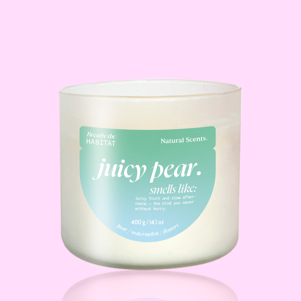 Vela aromática Juicy Pear Hábitat 400 g