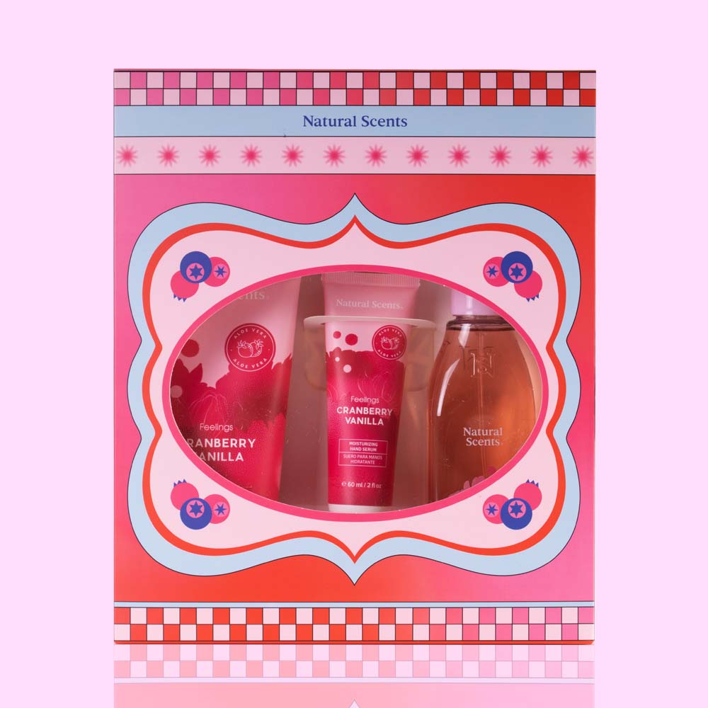 Set de Regalo Tripack Cranberry Vanilla Feelings