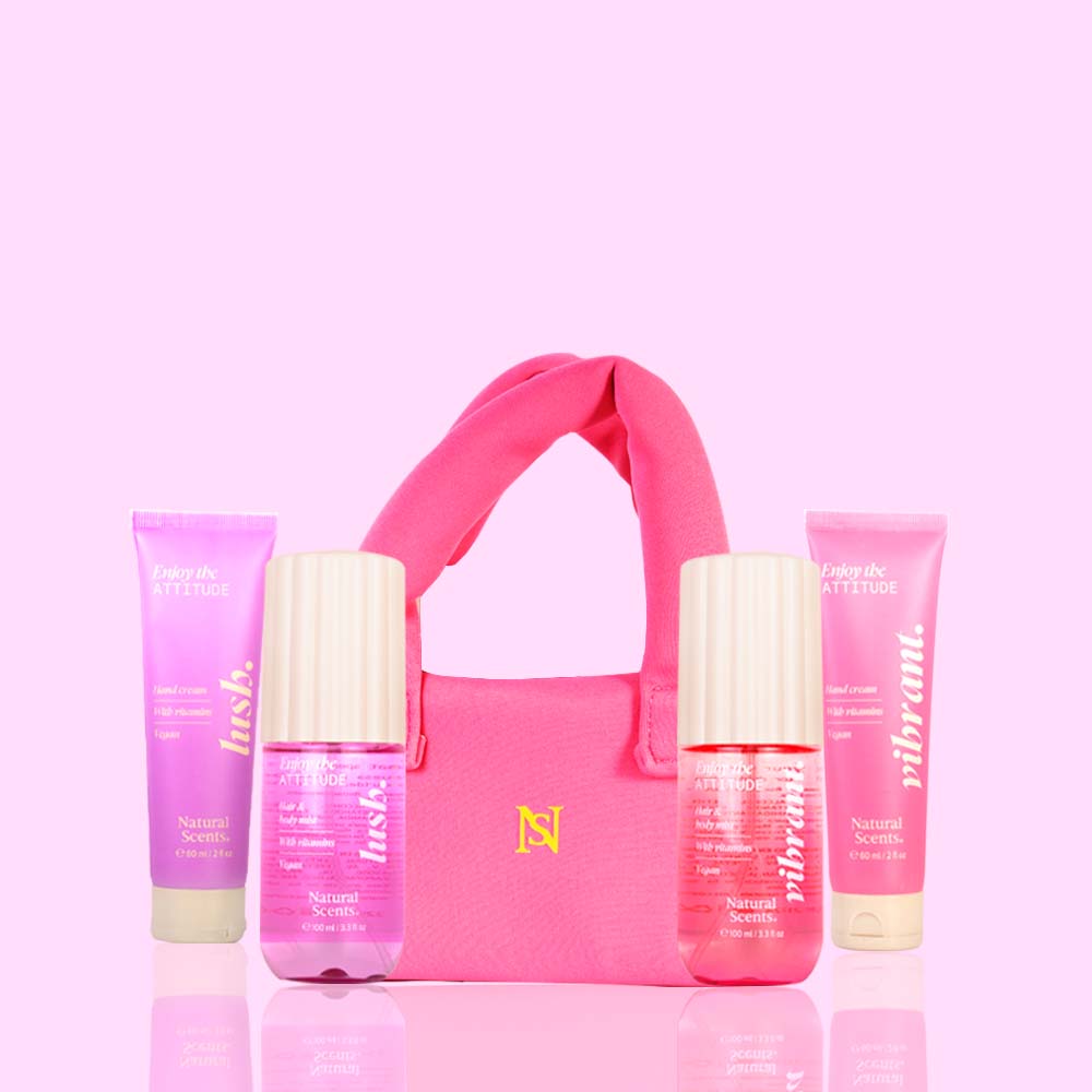 Set de Regalo Cosmetiquera Mediana Lush y Vibrant Attitude