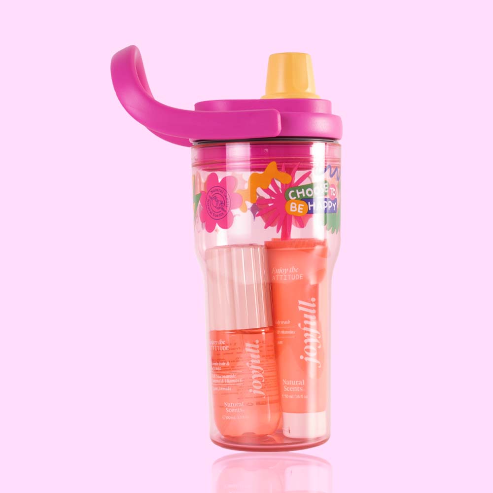 Set de Regalo Bote Litro Joyfull Attitude