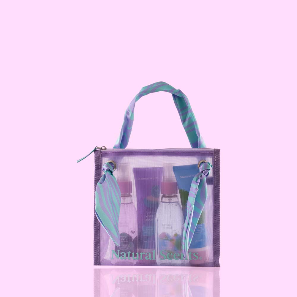 Set de Regalo Cosmetiquera Mediana Shiny Day y White Orchid Feelings